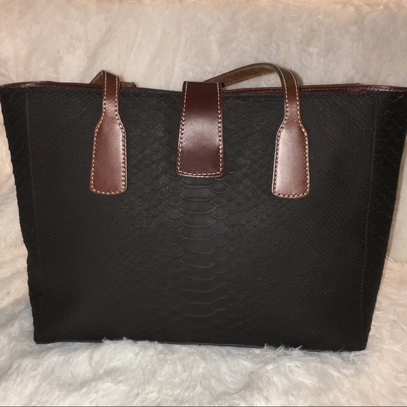 Dooney & Bourke Shannon Python Tote - Picture 2 of 10